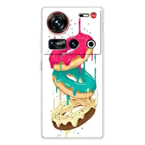 Чехол с изображением вкусной еды для ZTE Nubia Z70 Ultra (Сочные пончики)