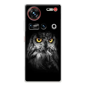 Чехлы с принтом СОВЫ для ZTE Nubia Z70 Ultra (Сова на чёрном)