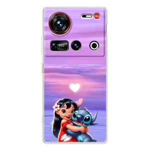 Чехол с рисунком Стич для ZTE Nubia Z70 Ultra (Стич и Лило)