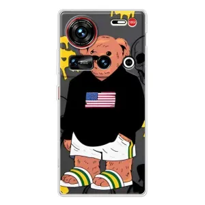 Чехлы Мишка Тедди для ЗТЕ Нюбия Z70 ультра (Teddy USA)