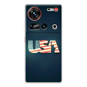 Чехол Флаг USA для ZTE Nubia Z70 Ultra (USA)