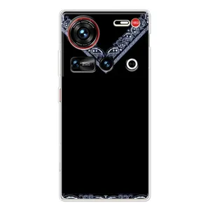 Силиконовый Чехол на ZTE Nubia Z70 Ultra (Воротник вышиванки)