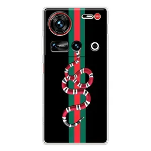 Чехлы Бренд GUCCI для ZTE Nubia Z70 Ultra (Змей Гуччи)