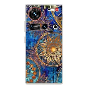 Чехлы со смыслом для ZTE Nubia Z70 Ultra (Золотые узоры)