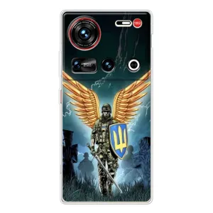 Патриотический Чехол для ZTE Nubia Z70 Ultra (ЗСУ з крильями)