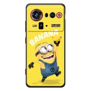 Мультяшный принт на Чехол для ЗТЕ нубия З80 Ультра (Banana)