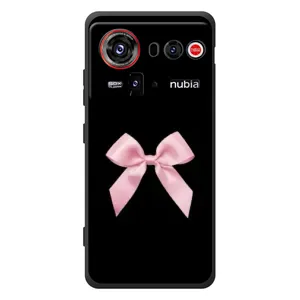 Чехол банты для ZTE nubia Z80 Ultra (Бант на черном)