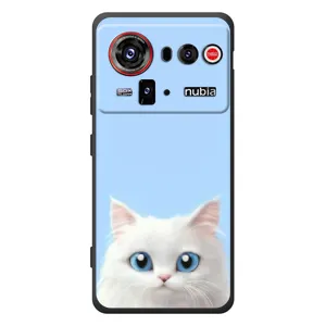 Чехол на тематику: Коты для ZTE nubia Z80 Ultra (Белый кот)
