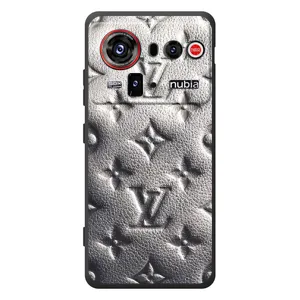 Текстурный Чехол Louis Vuitton для ЗТЕ нубия З80 Ультра (Бежевый ЛВ)