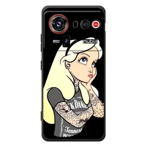 Чехол Стильные девушки на ZTE nubia Z80 Ultra (Девушка обиделась)