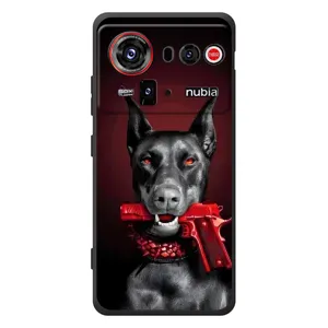 Чехол ДОБЕРМАН для ZTE nubia Z80 Ultra (Доберман злой)