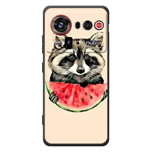 Силиконовый Чехол с Енотами на ZTE nubia Z80 Ultra (Енот)