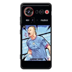 Чехлы с принтом для ZTE nubia Z80 Ultra Футболист (гол Эрлинг Холланд)