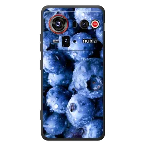 Чехол с изображением вкусной еды для ZTE nubia Z80 Ultra (Голубика)
