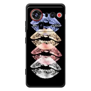Чехол Стильные девушки на ZTE nubia Z80 Ultra (Губы)