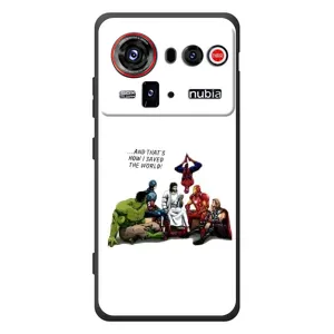Чехлы для ZTE nubia Z80 Ultra (Для Христиан) (Иисус супергерой)