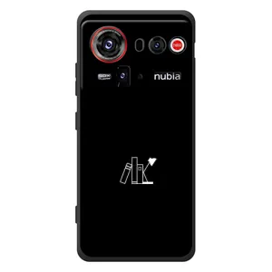 Чехол с картинками на черном фоне для ZTE nubia Z80 Ultra (Книжки)