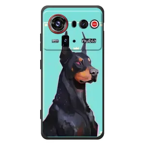 Чехол ДОБЕРМАН для ZTE nubia Z80 Ultra (Король доберман)