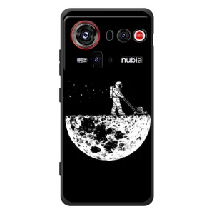 Силиконовый Чехол с принтом "Космонавты" на ZTE nubia Z80 Ultra (Космонавт)