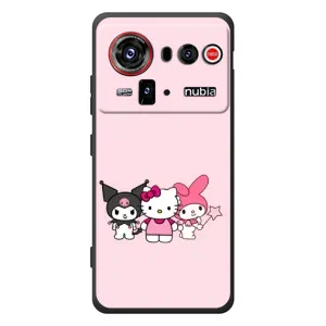 Чехол с персонажем Куроми на ZTE nubia Z80 Ultra (Куроми Мелоди Китти)
