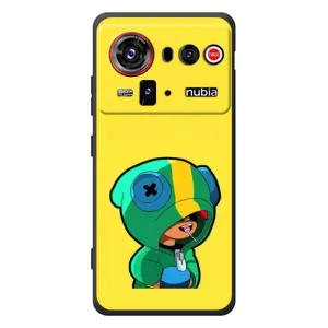 Чехол Бравл Старс для ZTE nubia Z80 Ultra (Леон (LEON))