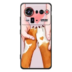 Чехол (ТПУ) Милые собачки для ZTE nubia Z80 Ultra (Любовь к собакам)