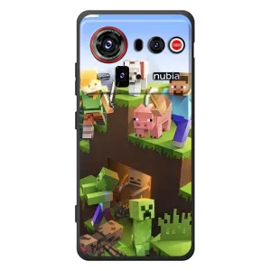 Чехлы для ZTE nubia Z80 Ultra (Персонажи Майн Крафт) (Майн-крафт)