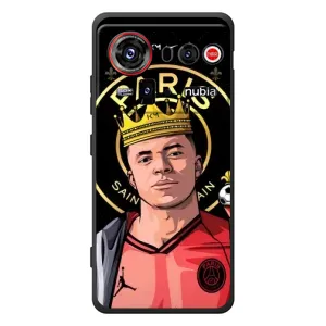 Чехол (TPU) с Футболистом на ZTE nubia Z80 Ultra (Mbappe King)