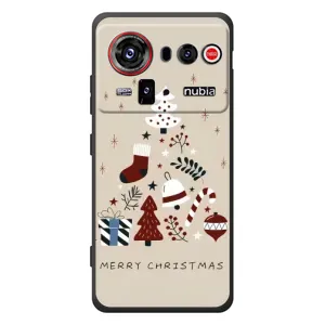 Чехол Санта Клаус для ZTE nubia Z80 Ultra (Merry Christmas)