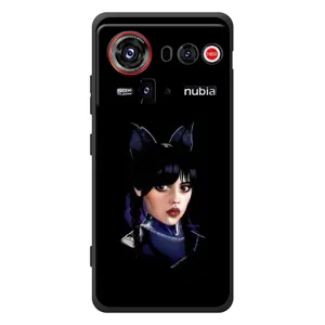Чехлы с принтом Уэнсдей на ZTE nubia Z80 Ultra (Милая Уэнсдей)