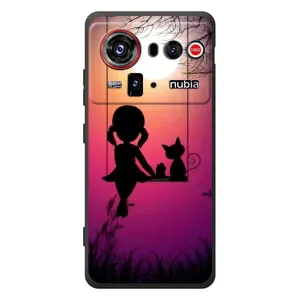 Девчачий Чехол для ZTE nubia Z80 Ultra (На качели)