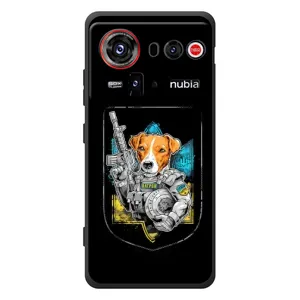 Чехол с принтом для ZTE nubia Z80 Ultra (Патрон Воин)