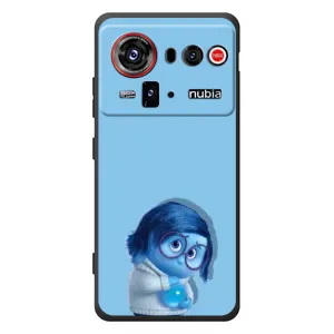 Чехол Головоломка для ZTE nubia Z80 Ultra - (AlphaPrint) (Печаль)