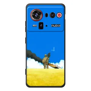Чехлы на военную тематику для ZTE nubia Z80 Ultra (Попадание)