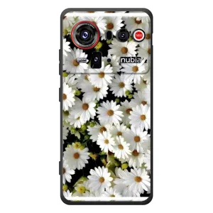 Чехол с ромашками на ZTE nubia Z80 Ultra (Рамка в ромашках)