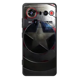 Чохол с Щітом Капітана Америки на ZTE nubia Z80 Ultra (Ретро Щит Капітана)