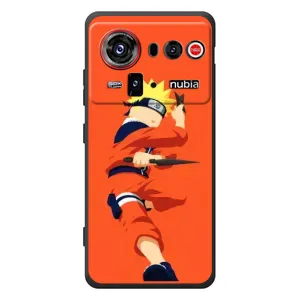 Чехлы с принтом Наруто на ZTE nubia Z80 Ultra (Силуэт Наруто)
