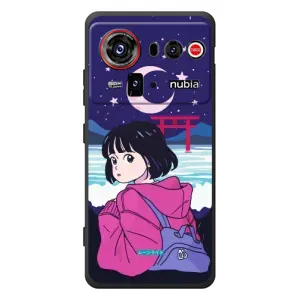 Чехол с персонажами АНИМЕ на ZTE nubia Z80 Ultra (Синобу Миякэ)
