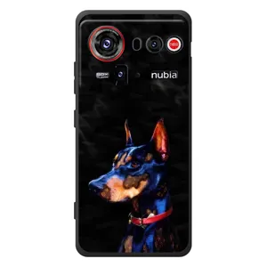 Бампер для ZTE nubia Z80 Ultra с картинкой "Песики" (Собака Мопс)