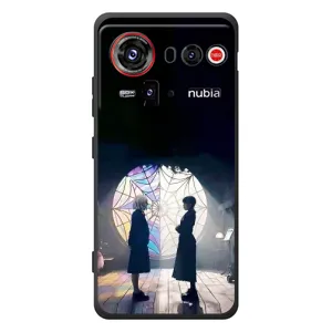 Чехлы с принтом Уэнсдей на ZTE nubia Z80 Ultra (Уэнсдей и Энди)