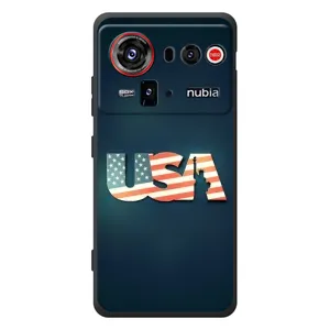 Чехол Флаг USA для ZTE nubia Z80 Ultra (USA)
