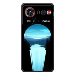 Летний Чехол на ZTE nubia Z80 Ultra (Синий Водопад)