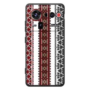 Силиконовый Чехол на ZTE nubia Z80 Ultra с картинкой Вышиванки (Вышиваночки)
