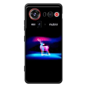 Силиконовый бампер с картинкой животных для ZTE nubia Z80 Ultra (Яркий олень)