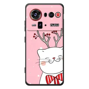 Чехол на тематику: Коты для ZTE nubia Z80 Ultra (Зимний кот)