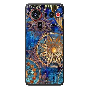 Чехлы со смыслом для ZTE nubia Z80 Ultra (Золотые узоры)