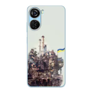 Чехлы на военную тематику для ZTE V40 Design (Азовсталь)