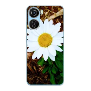 Чохол з ромашками на ZTE V40 Design (Біла ромашка)