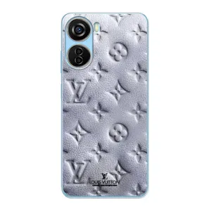 Текстурный Чехол Louis Vuitton для ЗТЕ В40 Десигн (Белый ЛВ)