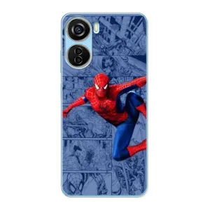 Силиконовый Чехол для ZTE V40 Design (Человек Паук)